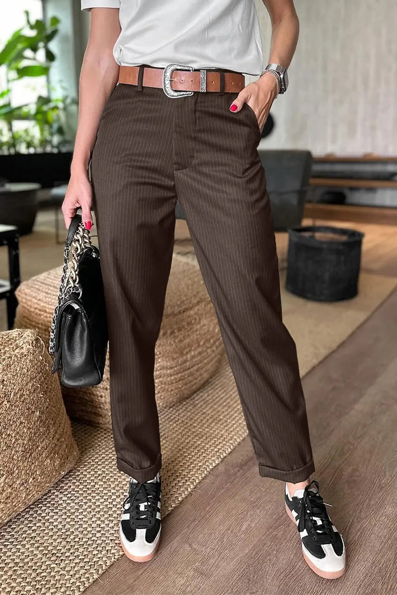 RENÉE™ – High-Waisted Tailored Pants