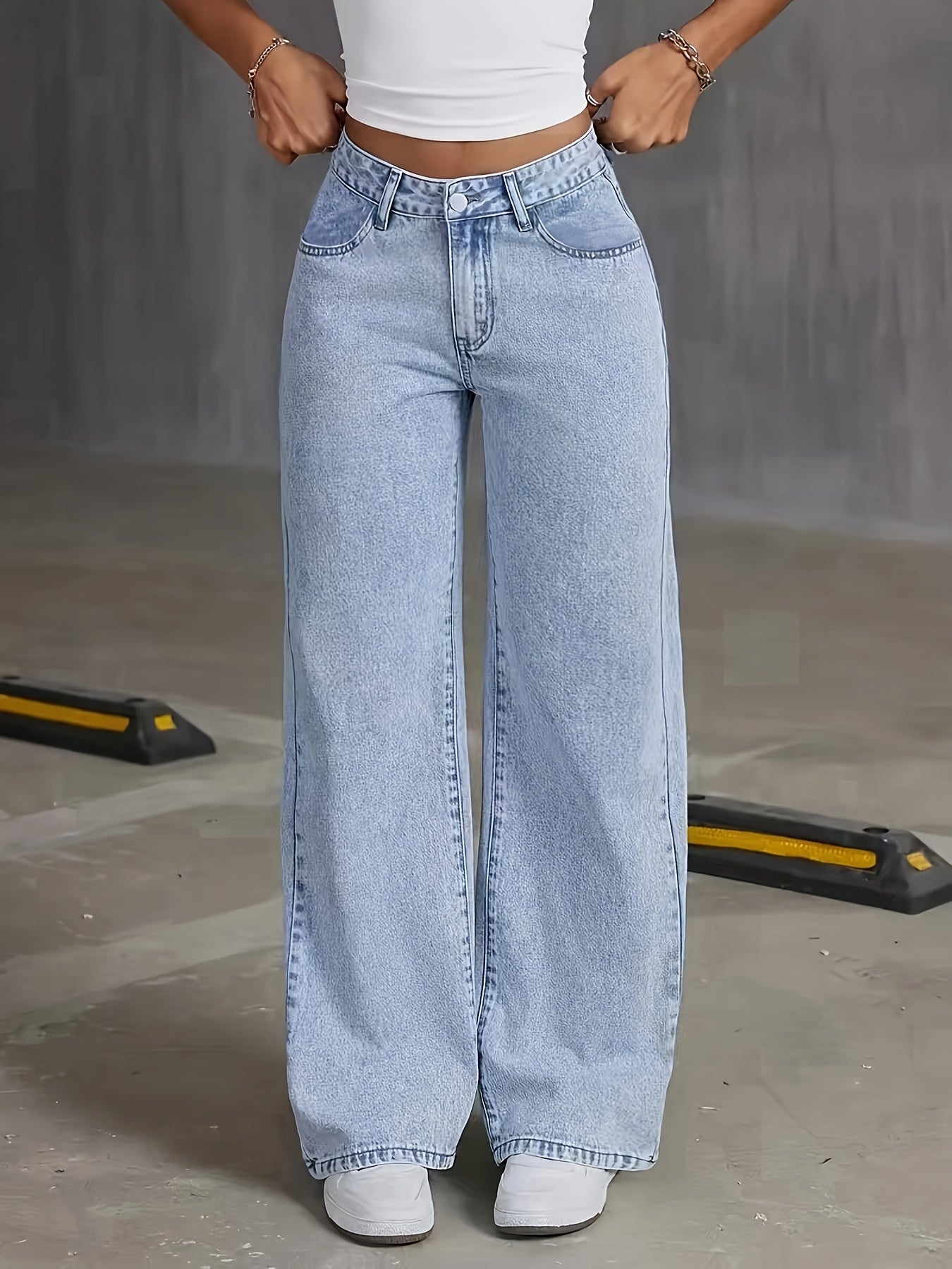 VIVIAN™ – Modern High-Waisted Wide-Leg Denim