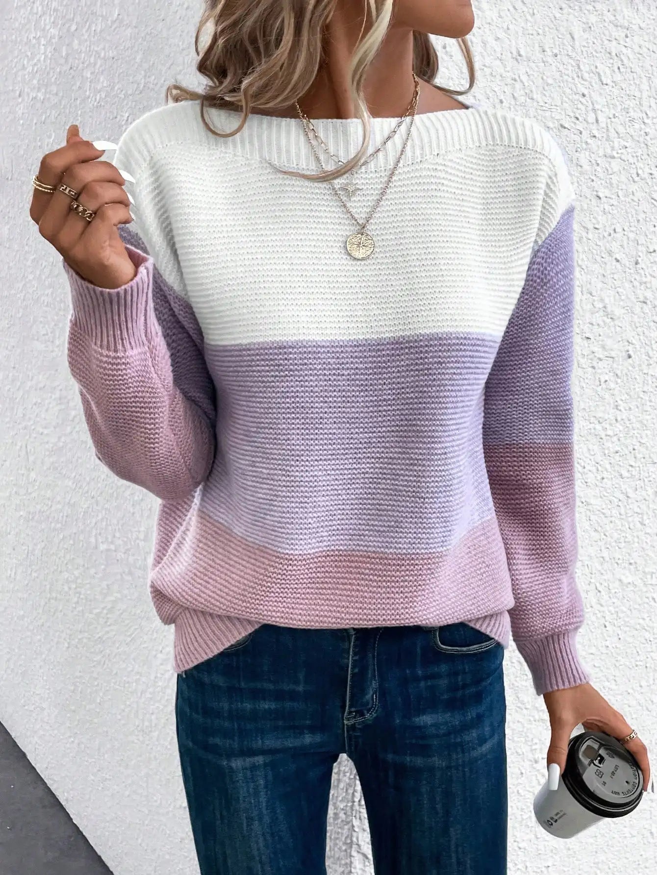 ARIA™ - Ombre Knit Pullover