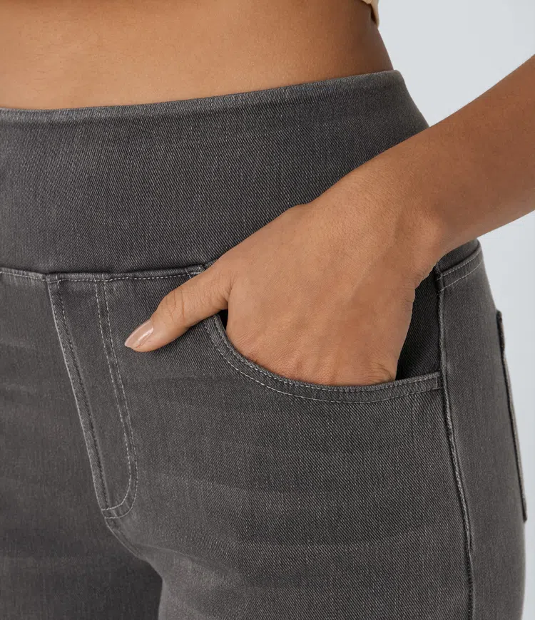 MAËLLE™ – Relaxed Wide-Leg Pull-On Jeans