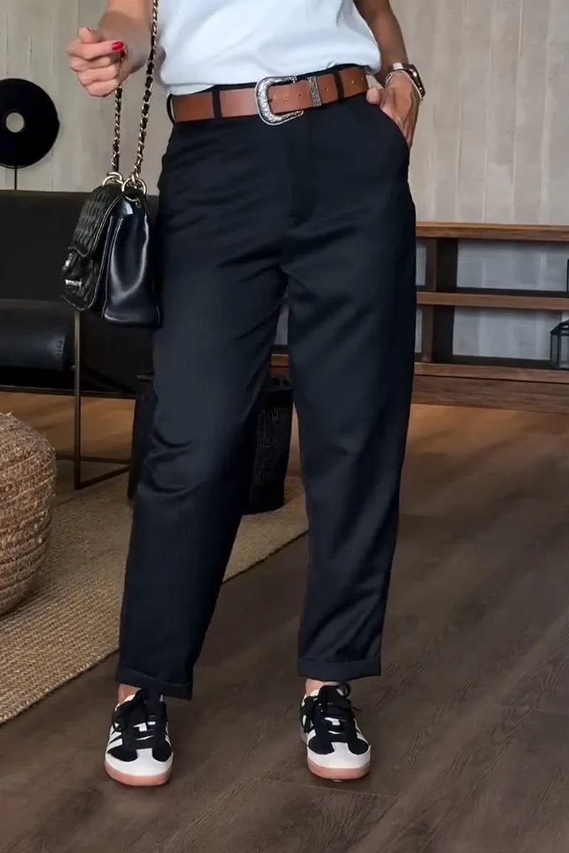 RENÉE™ – High-Waisted Tailored Pants