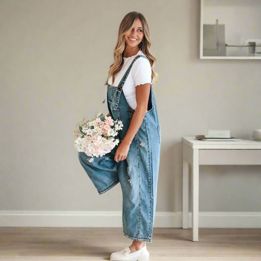 ISLA™ – Vintage Wash Adjustable Jumpsuit