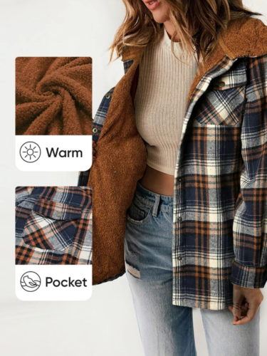 VIVIENNE™ – Chic Plaid Jacket