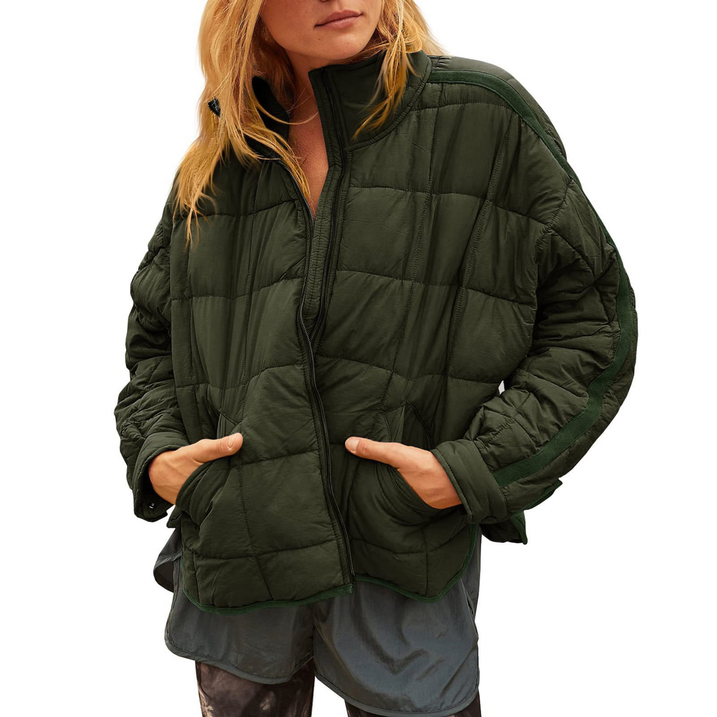ELINA™ – Lightweight Compact Zip Puffer Jacket