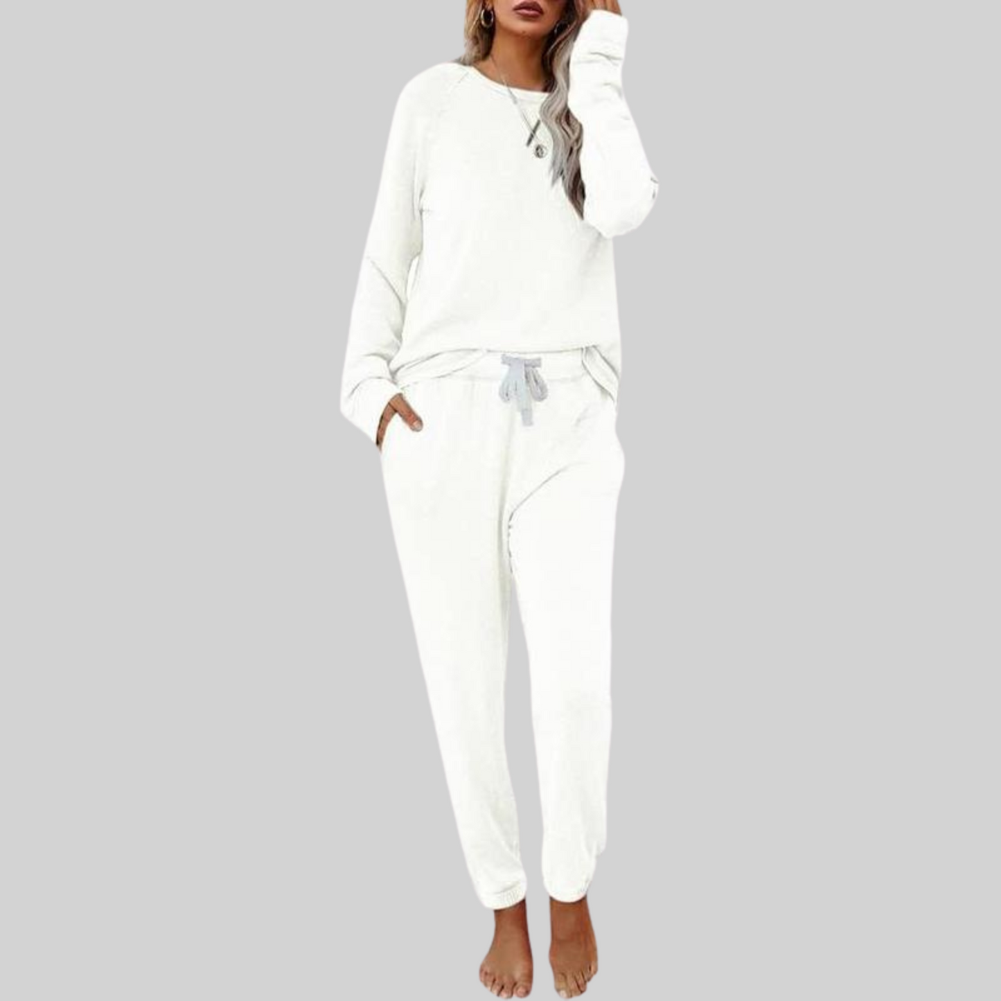 AMELIA™ – Casual Long Sleeve and Sweatpants Set