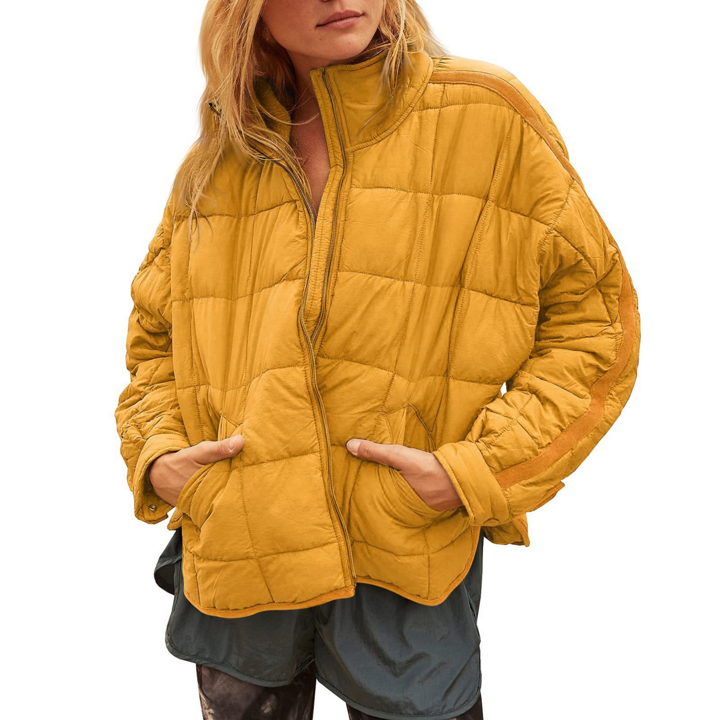 ELINA™ – Lightweight Compact Zip Puffer Jacket