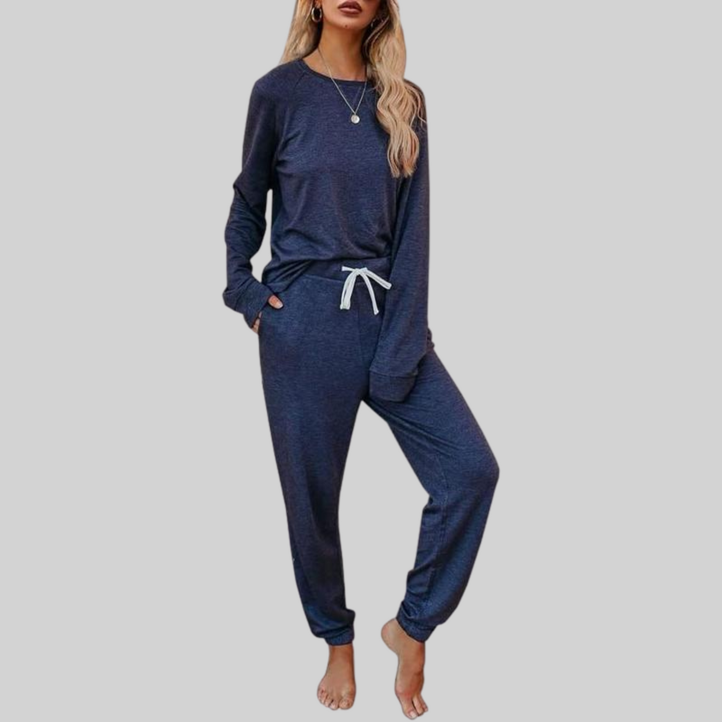AMELIA™ – Casual Long Sleeve and Sweatpants Set